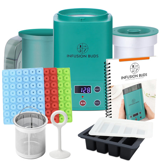 2 In 1 Decarboxylator & Infuser | Magic Butter Maker Machine & Oil Infuser Machine -Compact Design- Herbal Recipe Book & All Accessories Included